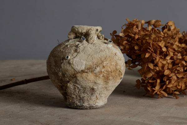 Small White Sung Dynasty Double Handle Shipwreck Bottle found off the Coast of Java