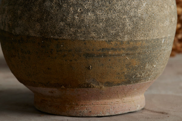 Celadon Glaze Sung Dynasty Coconut Shaped Bottle found in Musi River Basin in Sumatra