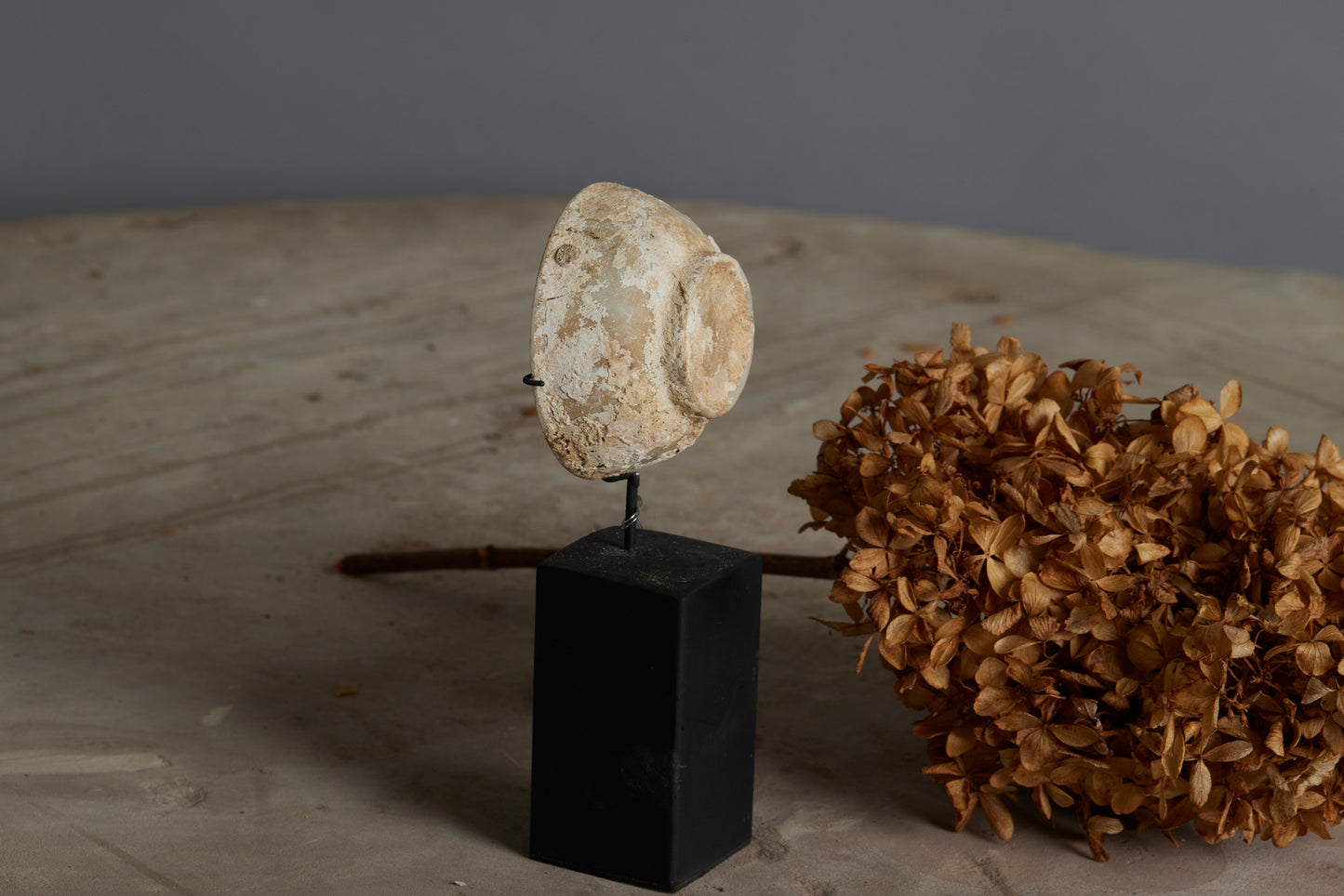 Blanc de Chine Shipwreck Tea Bowl Mounted on a Stand