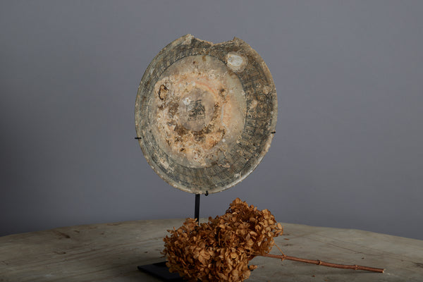 Large 19th Century Chin Dynasty Shipwreck Bowl Mounted on Stand