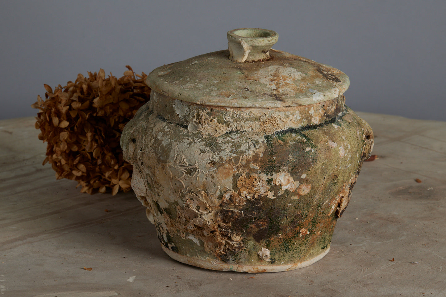 Mid 19th Century Chinese Celadon Ginger Jars from a Shipwreck off the Coast of Borneo