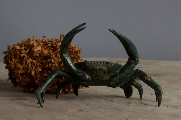 Cast Bronze Figure of a Land Crab