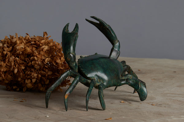 Cast Bronze Figure of a Land Crab