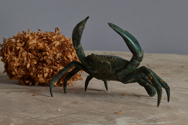 Cast Bronze Figure of a Land Crab