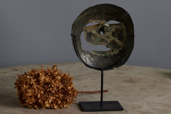 Early Bronze 15th to 16th Century Mask Found in Musi River