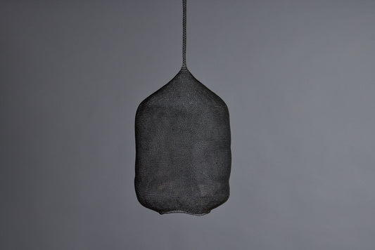 Knit Steel Hanging Shade from the Island of Sumba