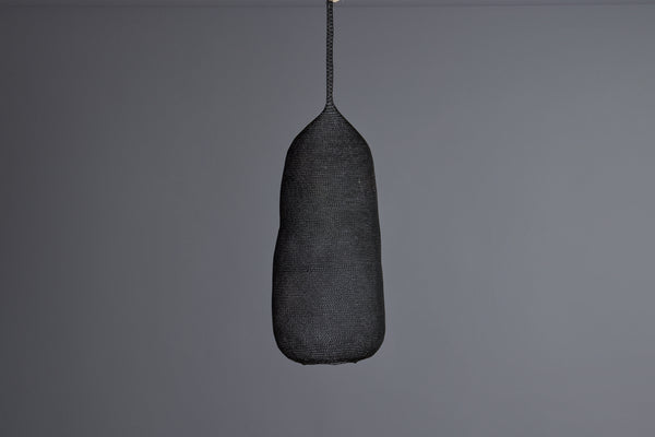 Long Knit Steel Hanging Fixture from the Island of Sumba