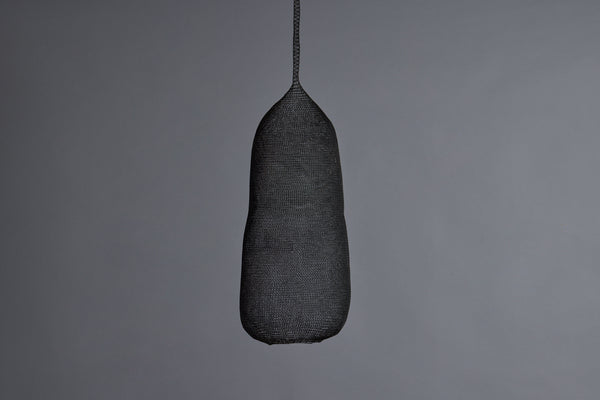 Long Knit Steel Hanging Fixture from the Island of Sumba