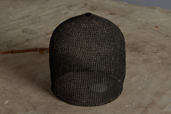 Small Knit Steel Hanging Pendant Light from the Island of Sumba