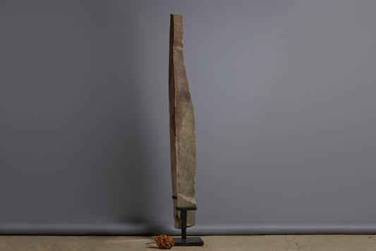 Mounted Megalith from the Island of Flores for the Protection from Evil Spirits