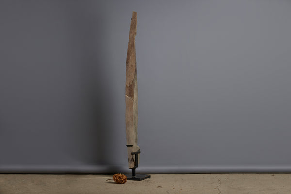 Mounted Megalith from the Island of Flores for the Protection from Evil Spirits