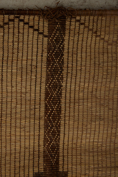 Large Tuareg with Five Bands of Patterned Stepped Diamonds on a Wheat Background ............... (9'1" x 14'4")