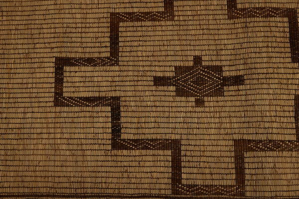 Large Bold-Patterned Tuareg Mat with Stepped Crosses Separated by Bands of Diamonds ............... (8'7''x 16'2'')