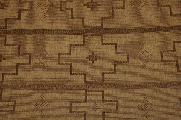 Four Sectioned Large Tuareg Mat with Three Patterned Bands ............... (8'8''x 15'4'')