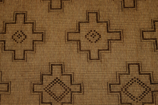 Large Tuareg in Toasted Oatmeal with Overall Field of Stepped Crosses ............... (9'6''x 13'5'')