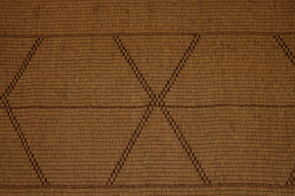 Early Simple Tuareg with 3 Softly Coloured X's on a Thin Banded Field ............... (7'4''x 14')