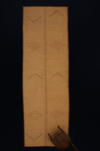 Tuareg Runner with Patterned Diamonds and V's..........(4'5" x 16'3")