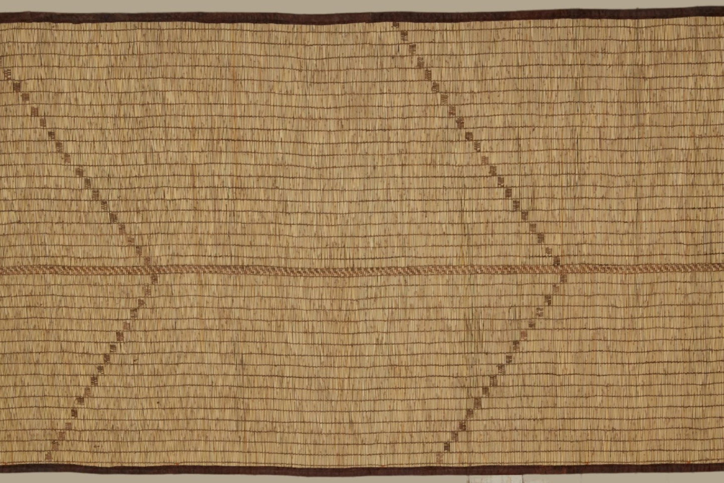 Extra Long Tuareg Runner in Pale Sable Colour with Herringbone Pattern ............. (3'8" x 13'1")