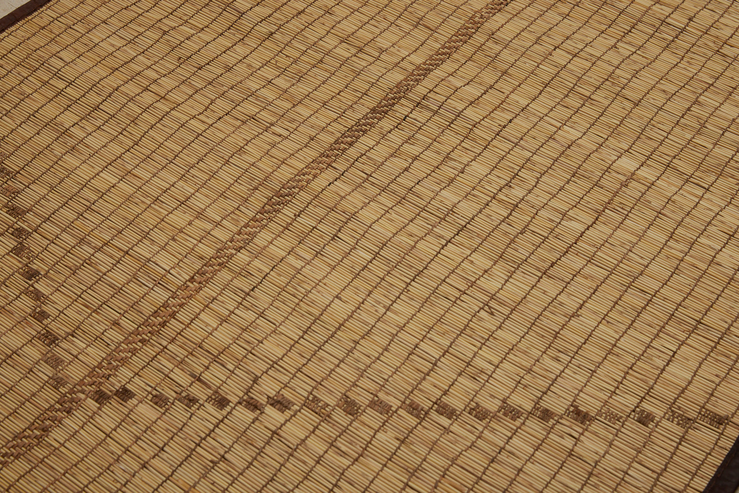 Extra Long Tuareg Runner in Pale Sable Colour with Herringbone Pattern ............. (3'8" x 13'1")