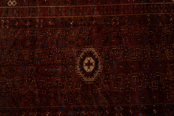 Large Baluchistan Chocolate & Wine Coloured Carpet .............. (7'4'' x 15'3'')