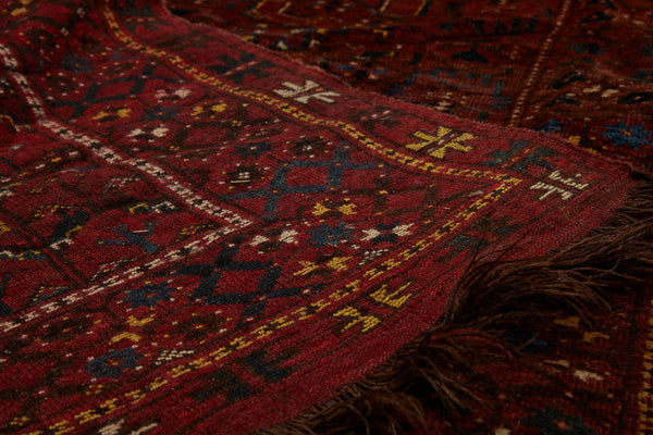 Large Baluchistan Chocolate & Wine Coloured Carpet .............. (7'4'' x 15'3'')