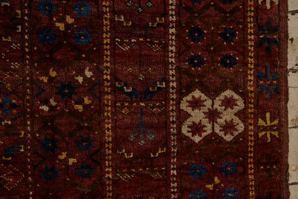 Large Baluchistan Chocolate & Wine Coloured Carpet .............. (7'4'' x 15'3'')