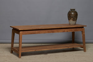 Mid Century Modern Teak Coffee Table with Square Leg from Java