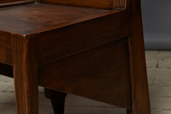 Set of Four Art Deco Ulin Wood Chairs from the City of Jakarta