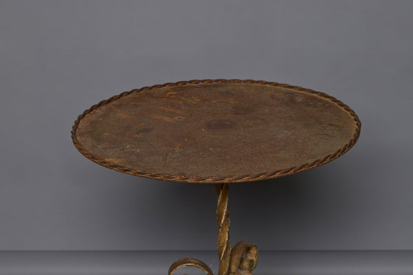 Gilt Iron Spanish Side Table