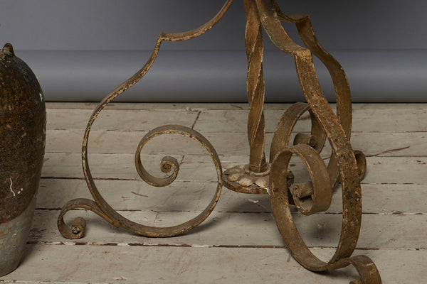 Gilt Iron Spanish Side Table