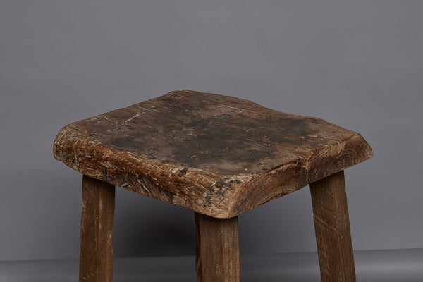 Thick Top Square Seat Stool from Java