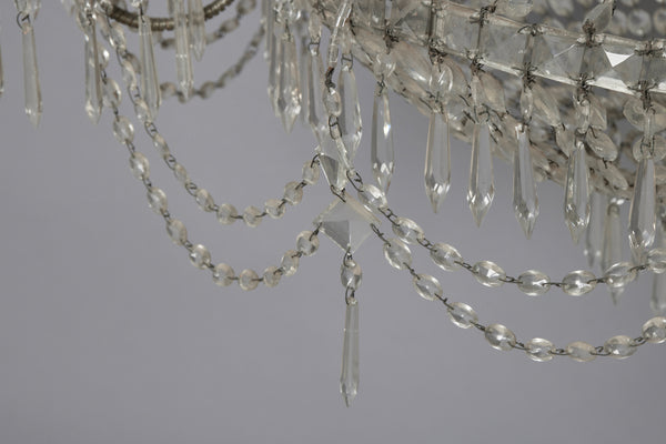 Italian Four Arm Early 20th Century Chandelier from Genoa