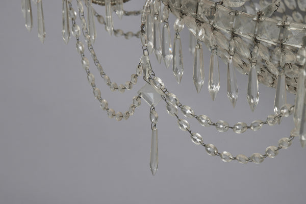 Italian Four Arm Early 20th Century Chandelier from Genoa