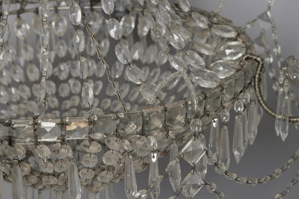 Italian Four Arm Early 20th Century Chandelier from Genoa