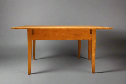 19th Century Square German Pine Table