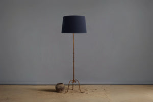1950's Simple Spanish Gilt Iron Floor Lamp