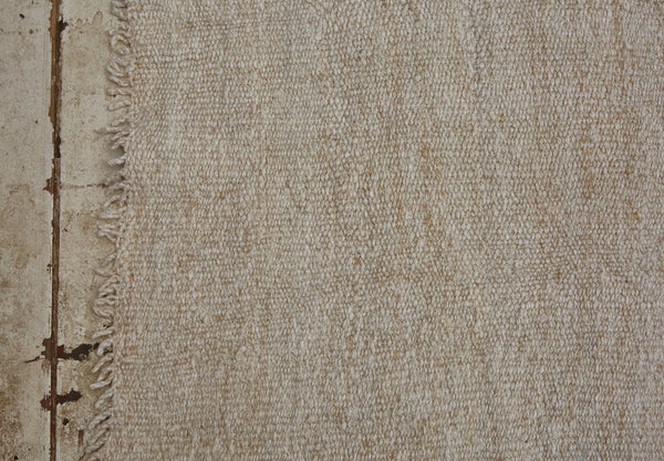 Natural Colored Hemp Carpet from Northern Iran with Small Brown Patch .................. (5' 10'' x 10' 7'')
