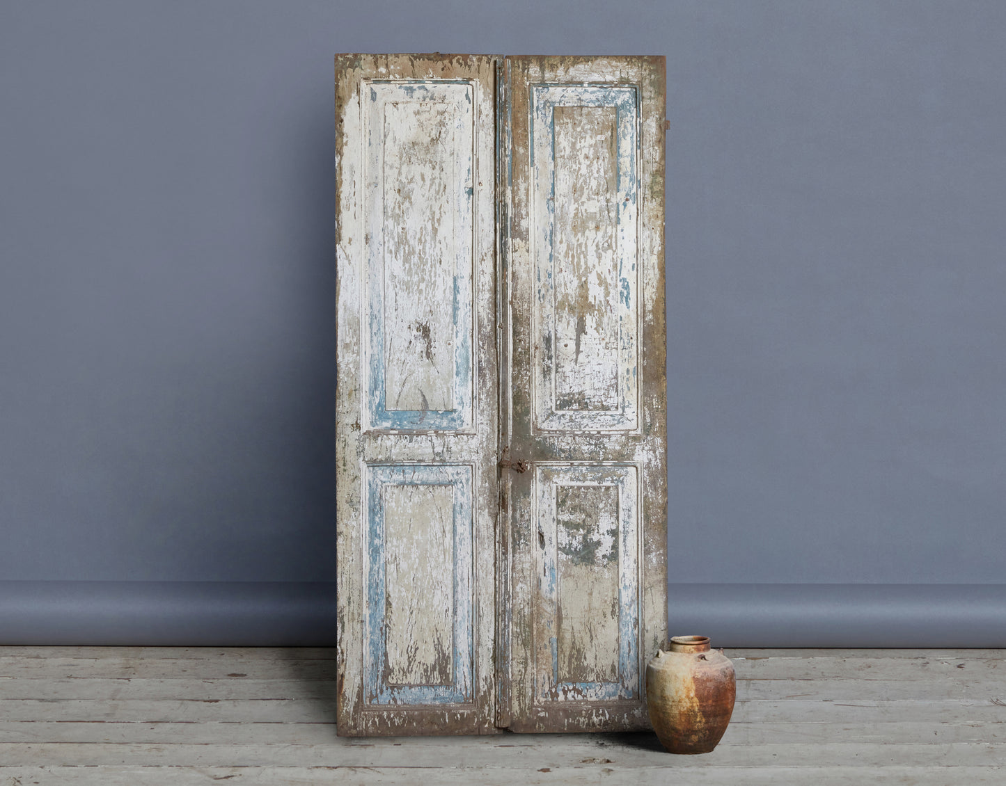 A Pair of 18th Century Dutch Colonial Cupboard Doors from Jakarta