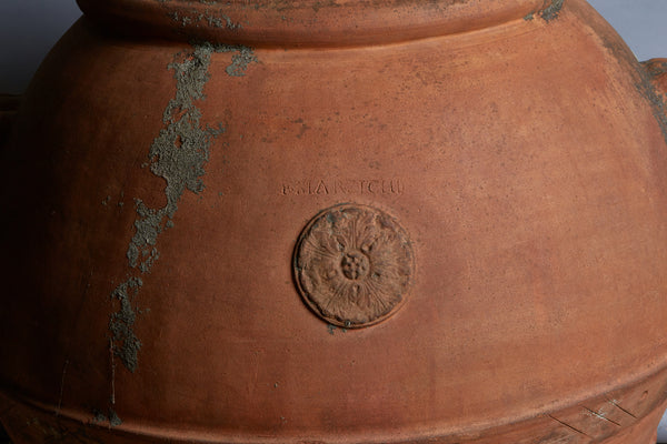 Large Late 19th/ Early 20th Century Tuscan Oil Jar