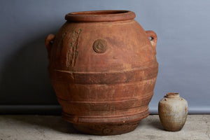 Large Late 19th Century/Early 20th Century Tuscan Oil Jar