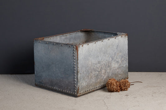 19th Century German Zinc Rectangular Planting Box