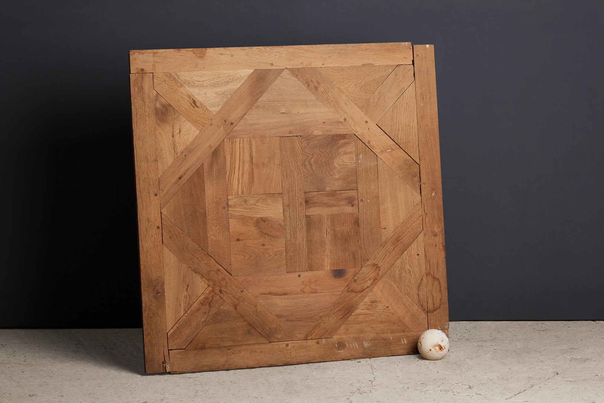 Hand Made Parquet de Chambord Panels from Reclaimed Wood