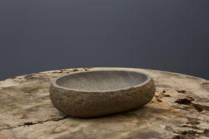Small Natural Carved Sink from Java