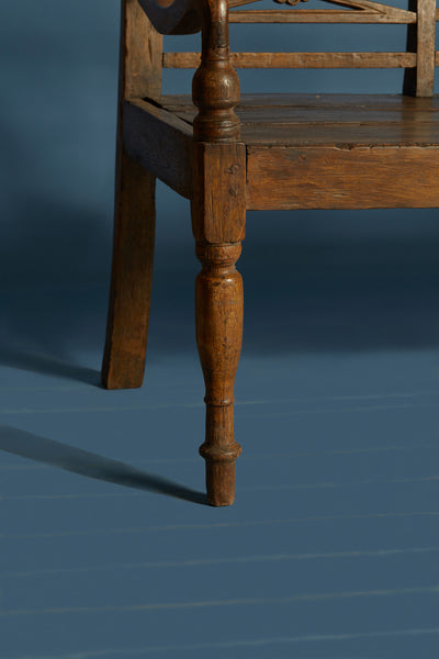 Classic Teak Dutch Colonial Bench from Jakarta