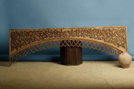 19th Century Over Door Pandil Carving from Sumatra