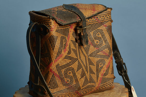 Woven Man Satchel from East Borneo