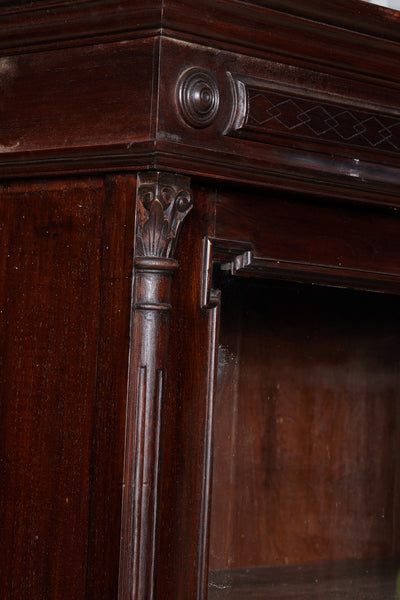 Late 19th Century Dutch Colonial Victorian Teak Cabinet from Jakarta