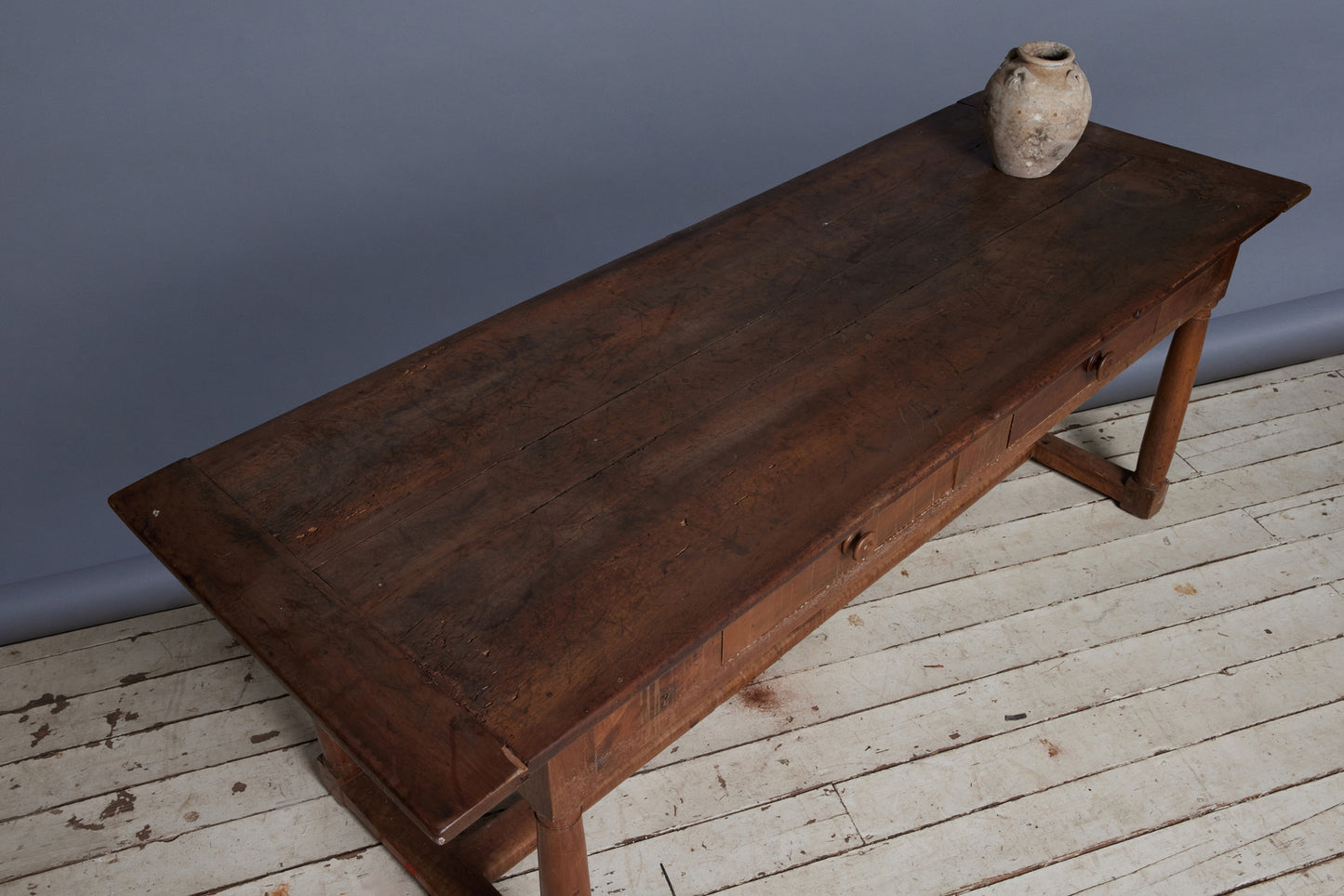 18th Century Cherry Two Drawer Server