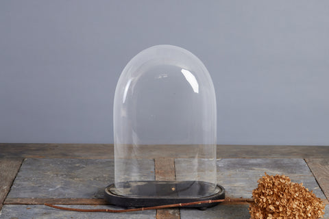 19th Century French Blown Glass Dome