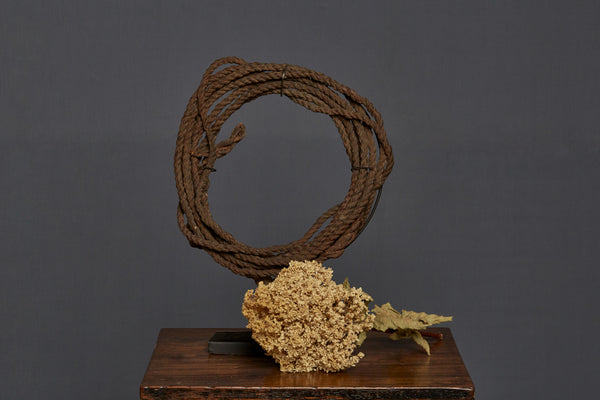 Mounted Rattan Lariat from Borneo